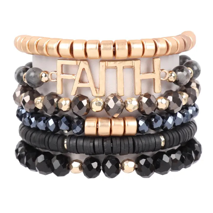 Blessed Charm Multiline Beaded Bracelet
