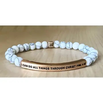 Faith | Hope | Love | Stone Bracelets | 1 Each