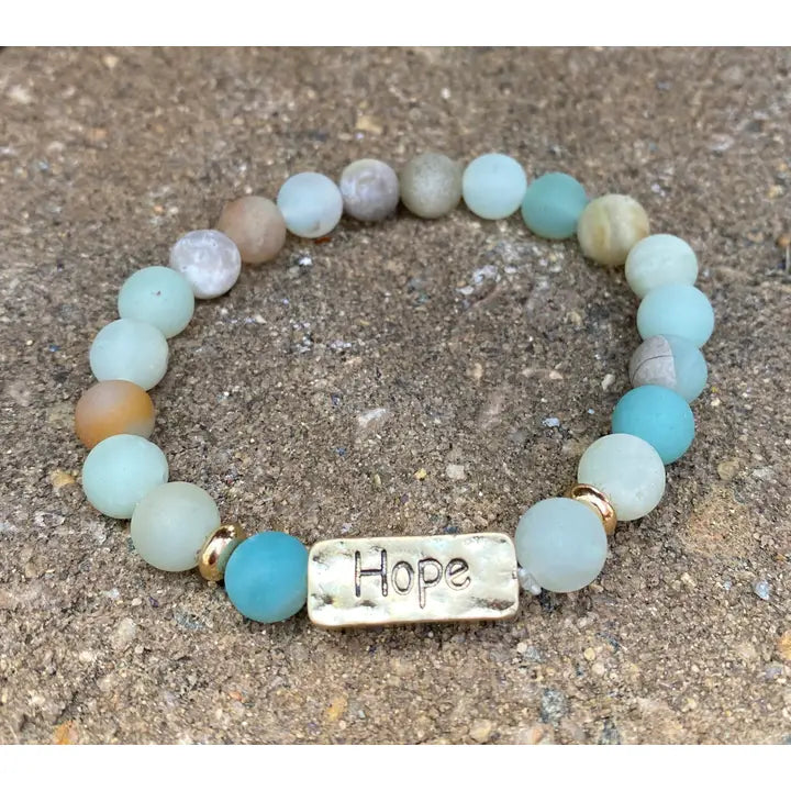 Faith | Hope | Love | Stone Bracelets | 1 Each
