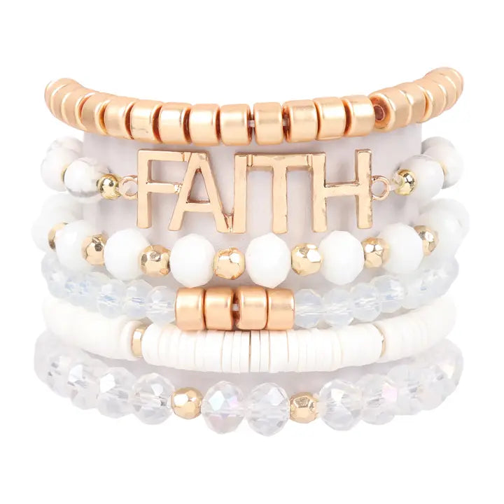 Blessed Charm Multiline Beaded Bracelet
