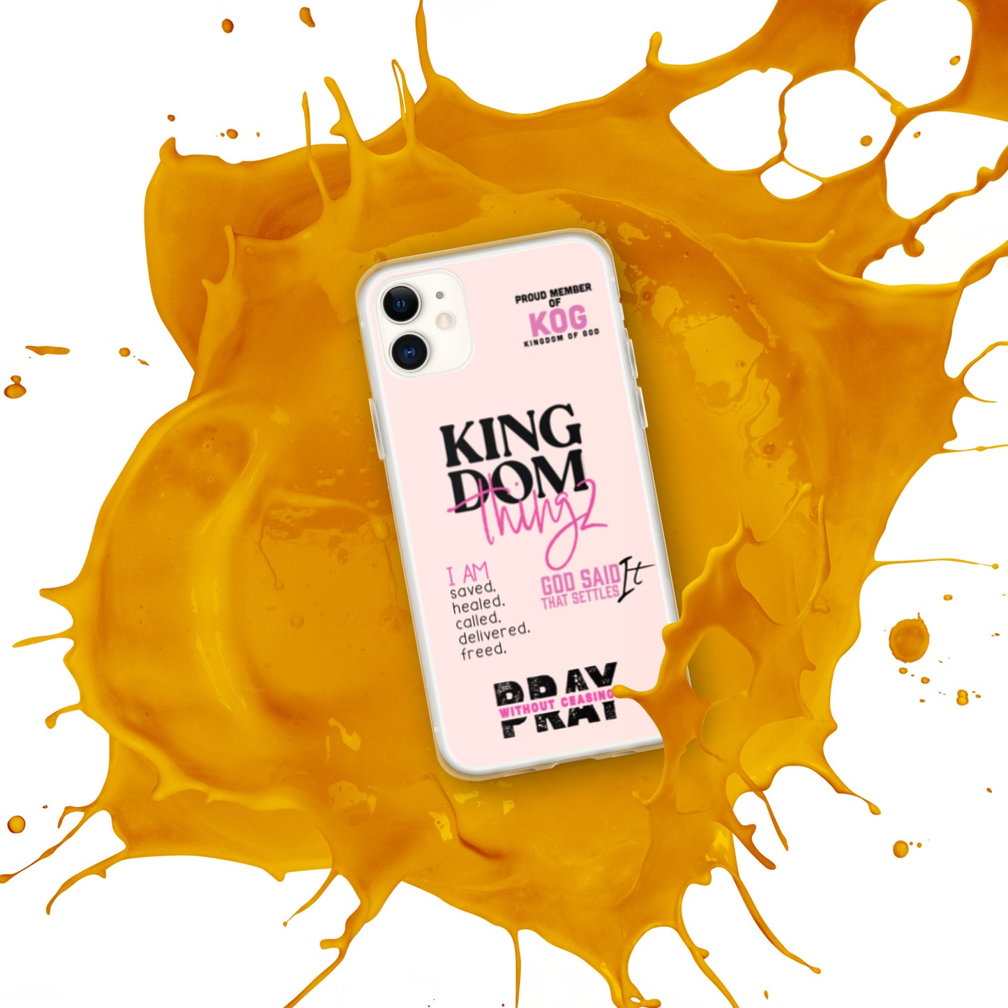 Kingdom Thingz iPhone Case - Pink