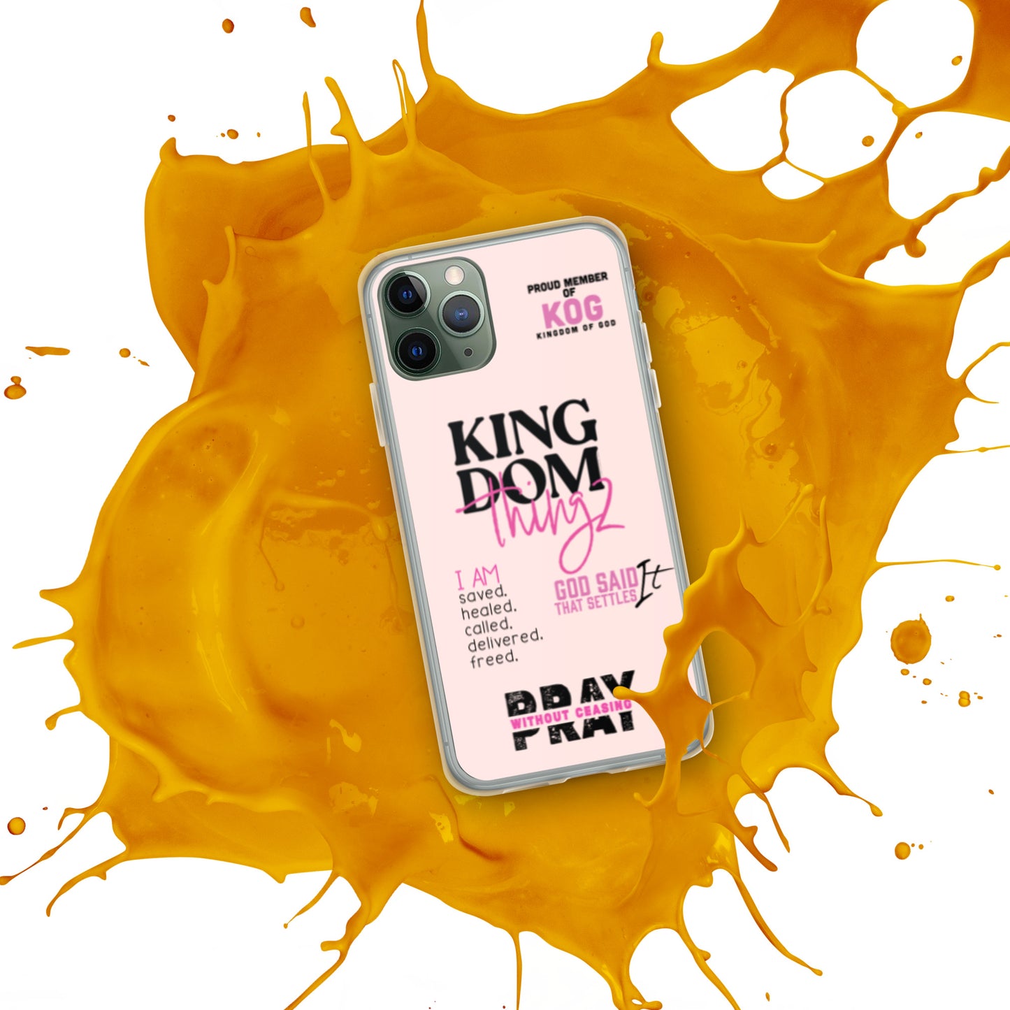 Kingdom Thingz iPhone Case - Pink