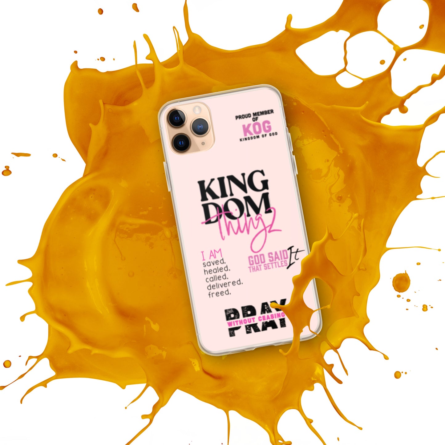 Kingdom Thingz iPhone Case - Pink
