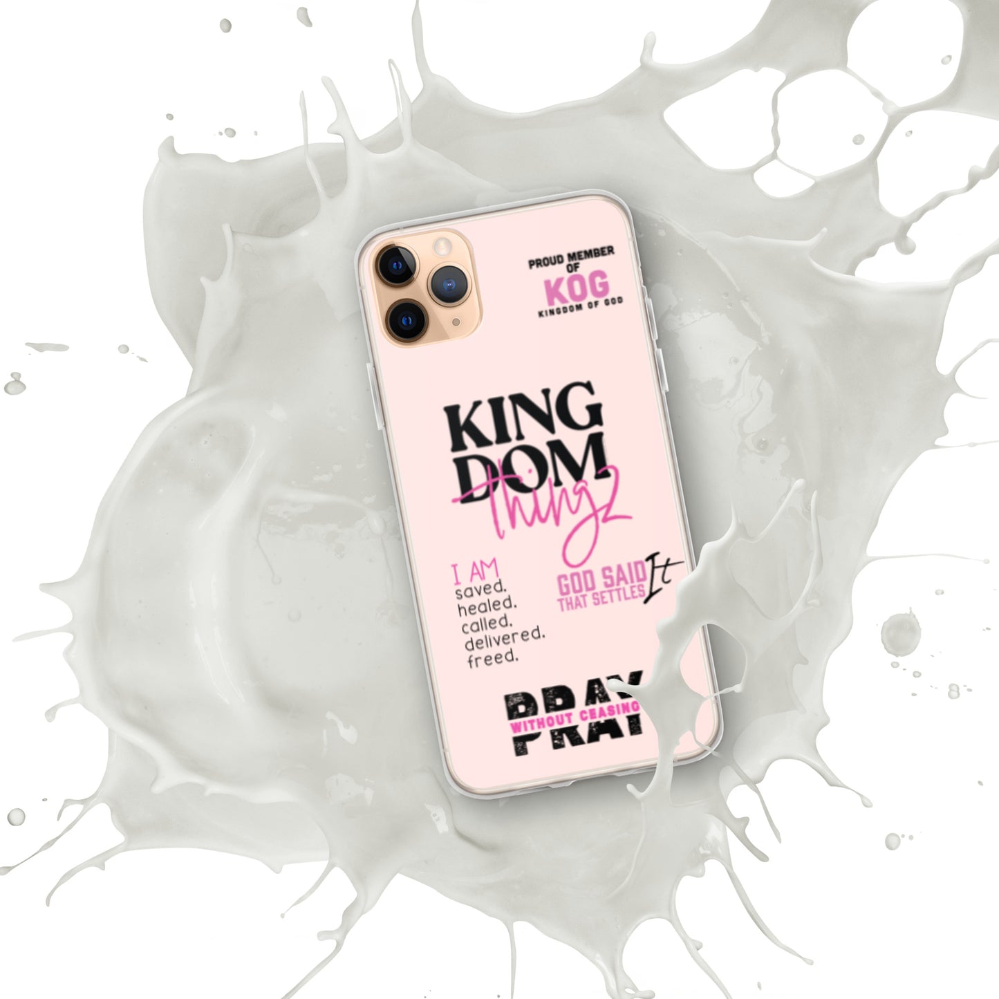 Kingdom Thingz iPhone Case - Pink