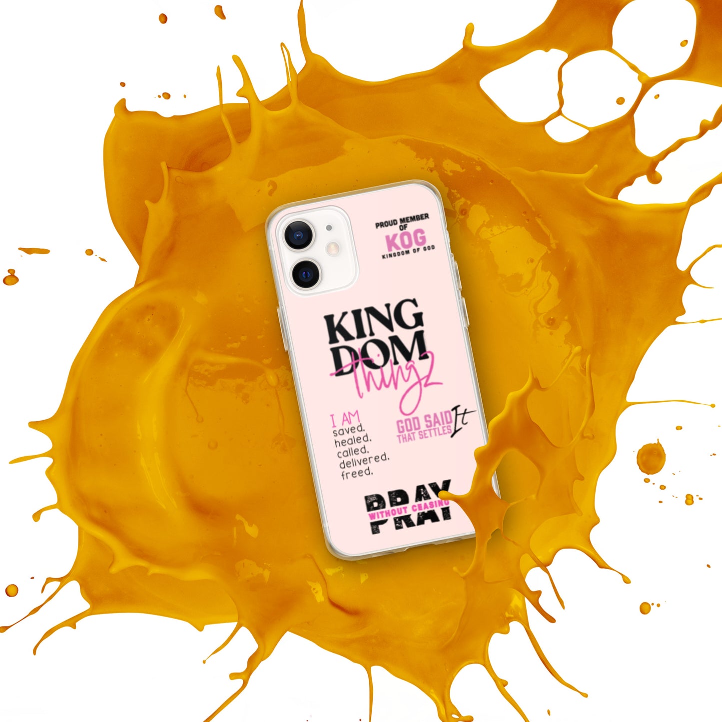 Kingdom Thingz iPhone Case - Pink