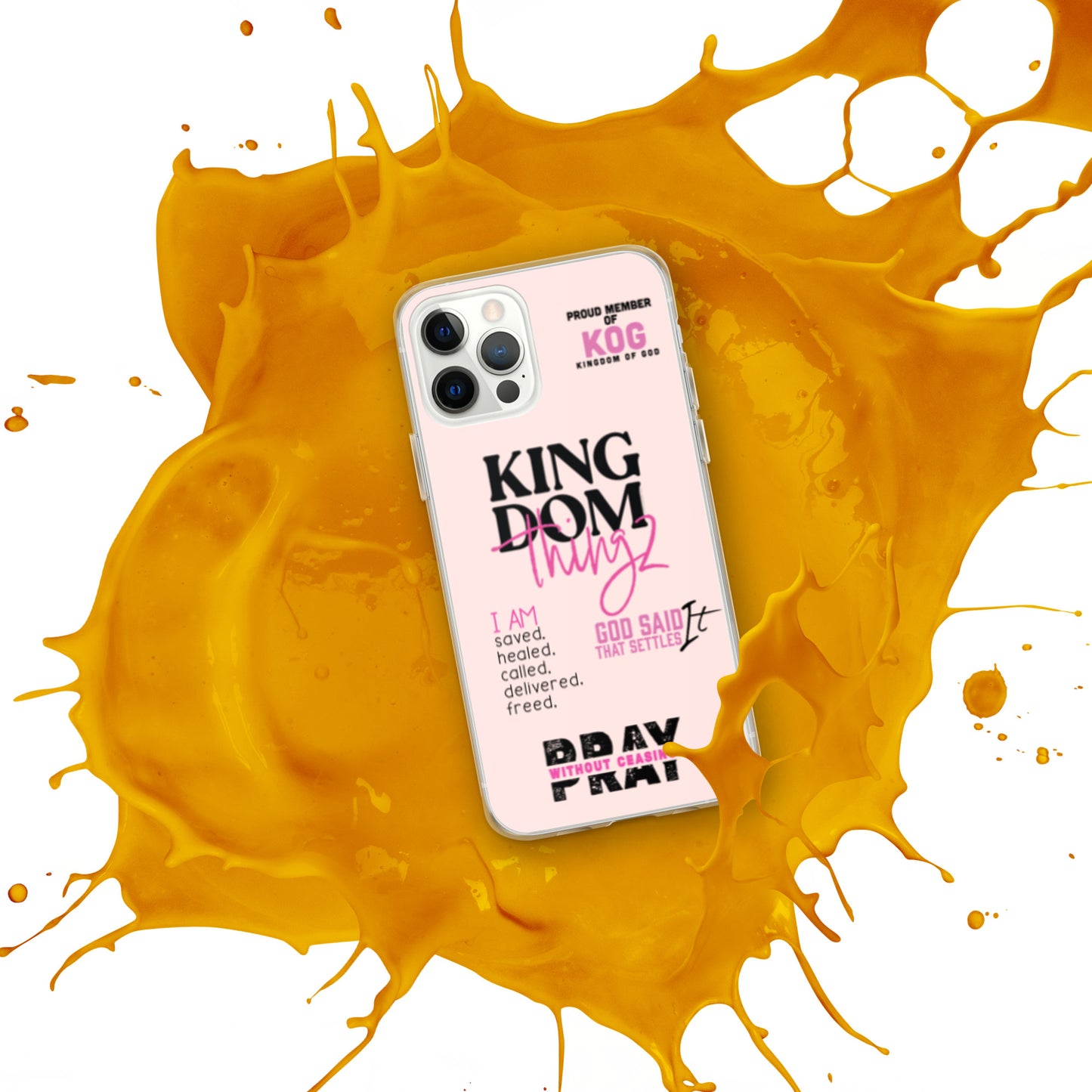 Kingdom Thingz iPhone Case - Pink