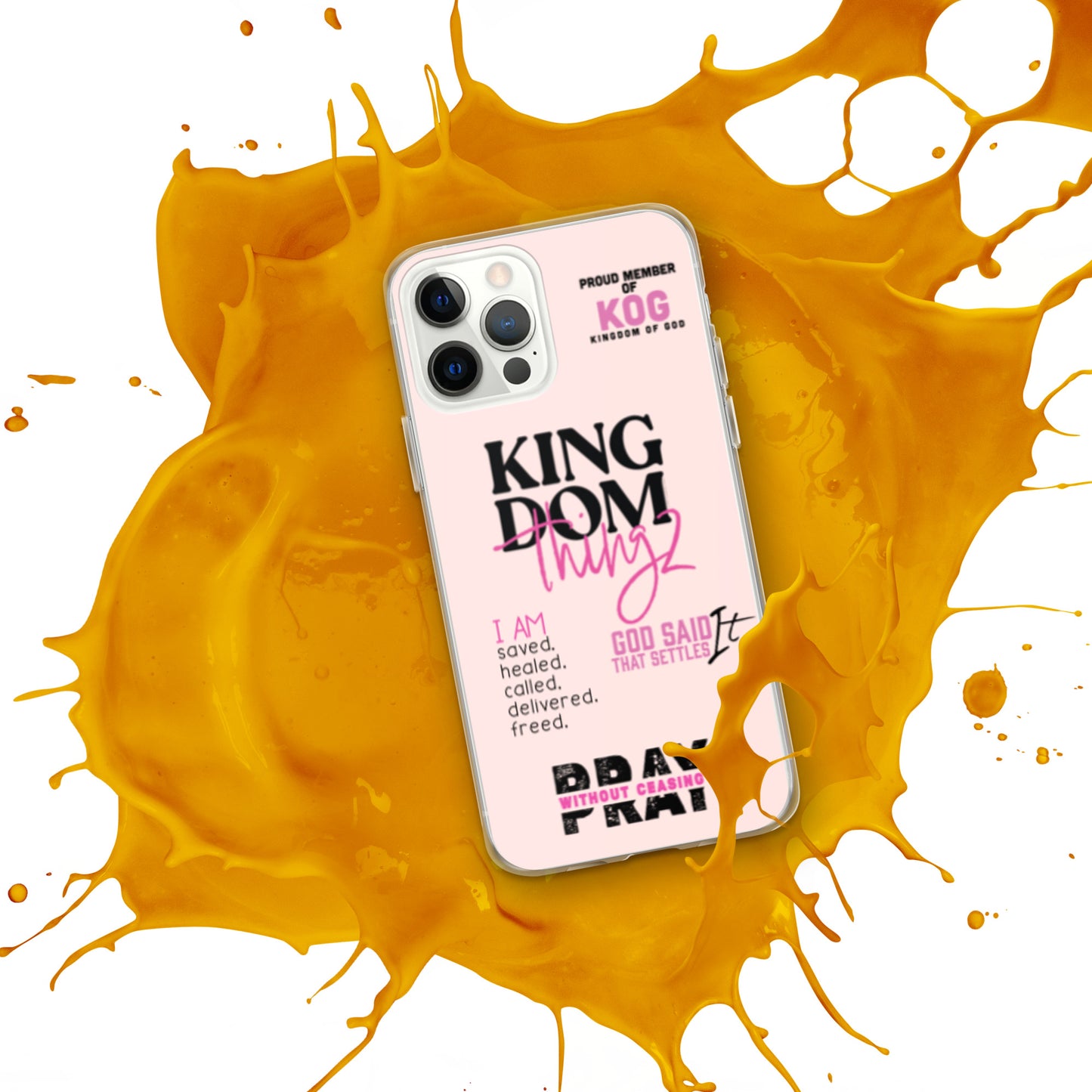 Kingdom Thingz iPhone Case - Pink