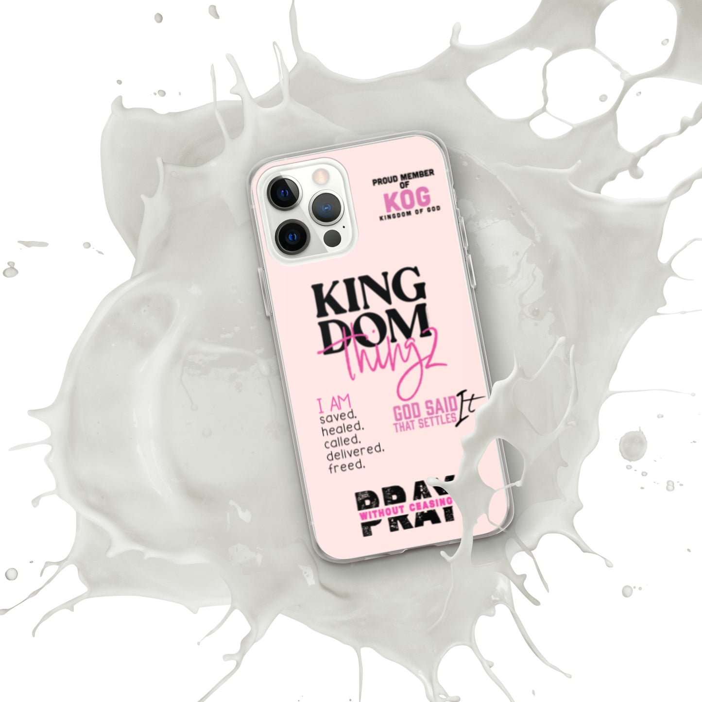 Kingdom Thingz iPhone Case - Pink