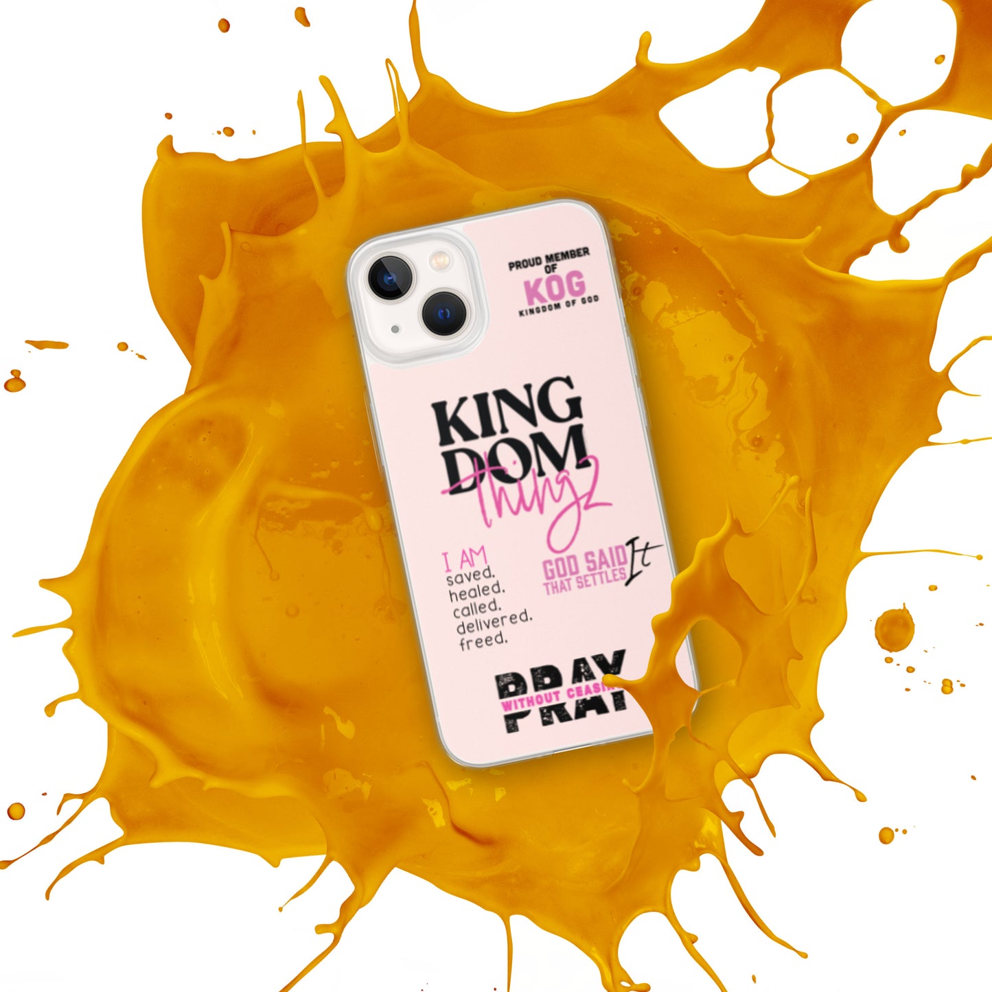 Kingdom Thingz iPhone Case - Pink