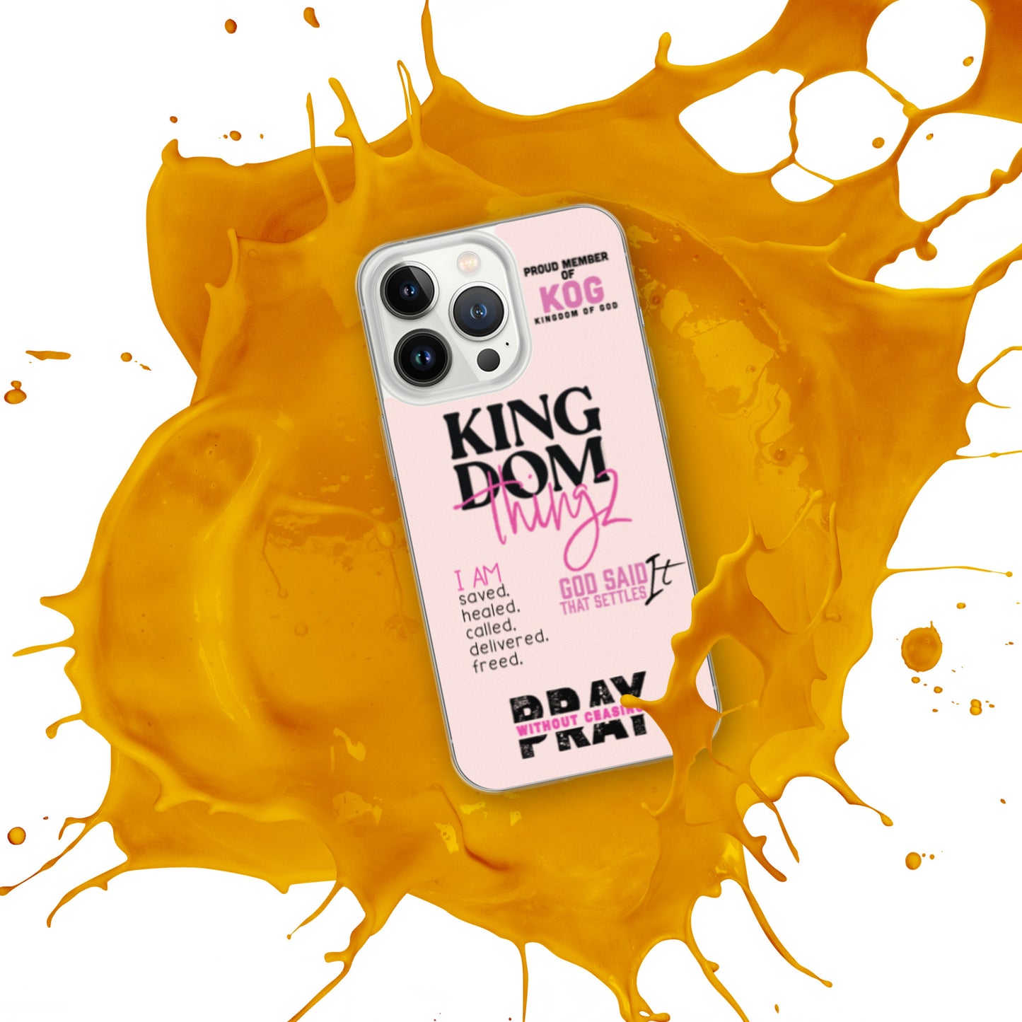 Kingdom Thingz iPhone Case - Pink