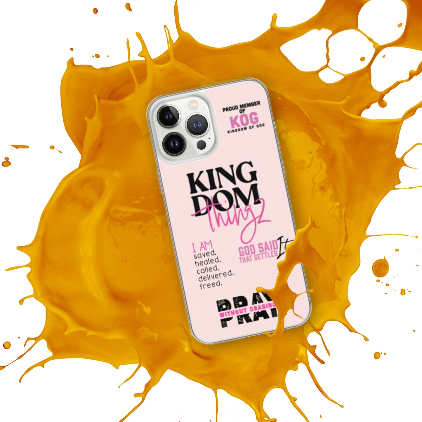 Kingdom Thingz iPhone Case - Pink
