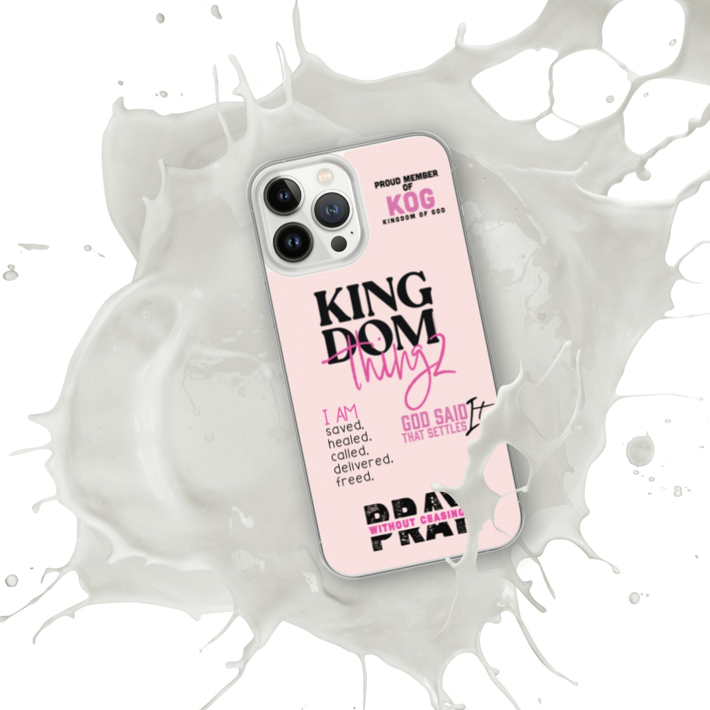 Kingdom Thingz iPhone Case - Pink