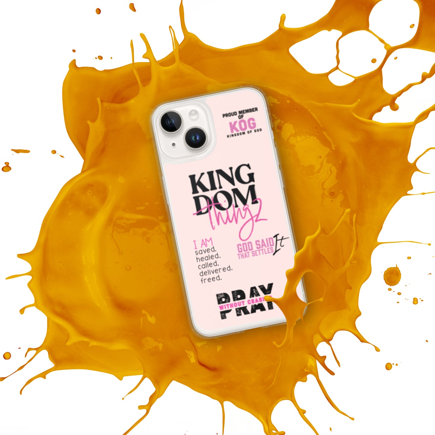 Kingdom Thingz iPhone Case - Pink