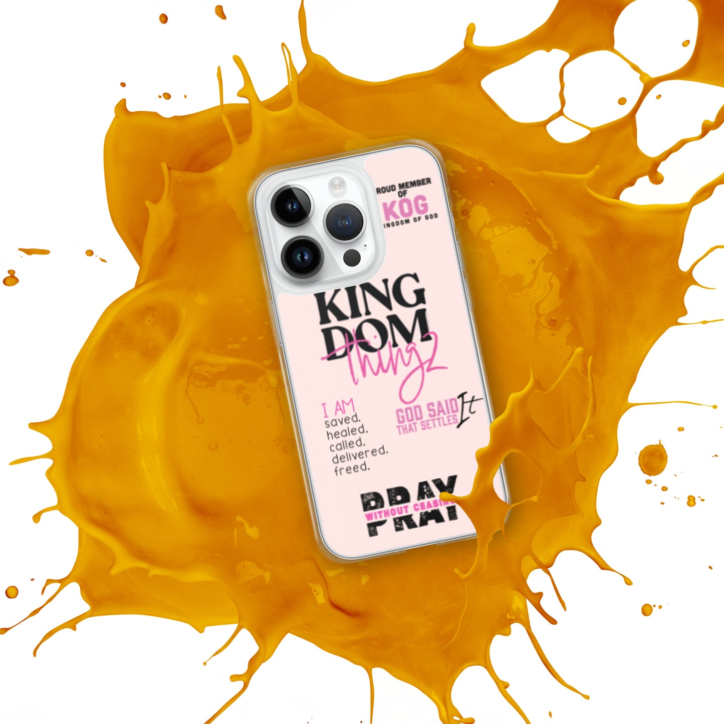 Kingdom Thingz iPhone Case - Pink