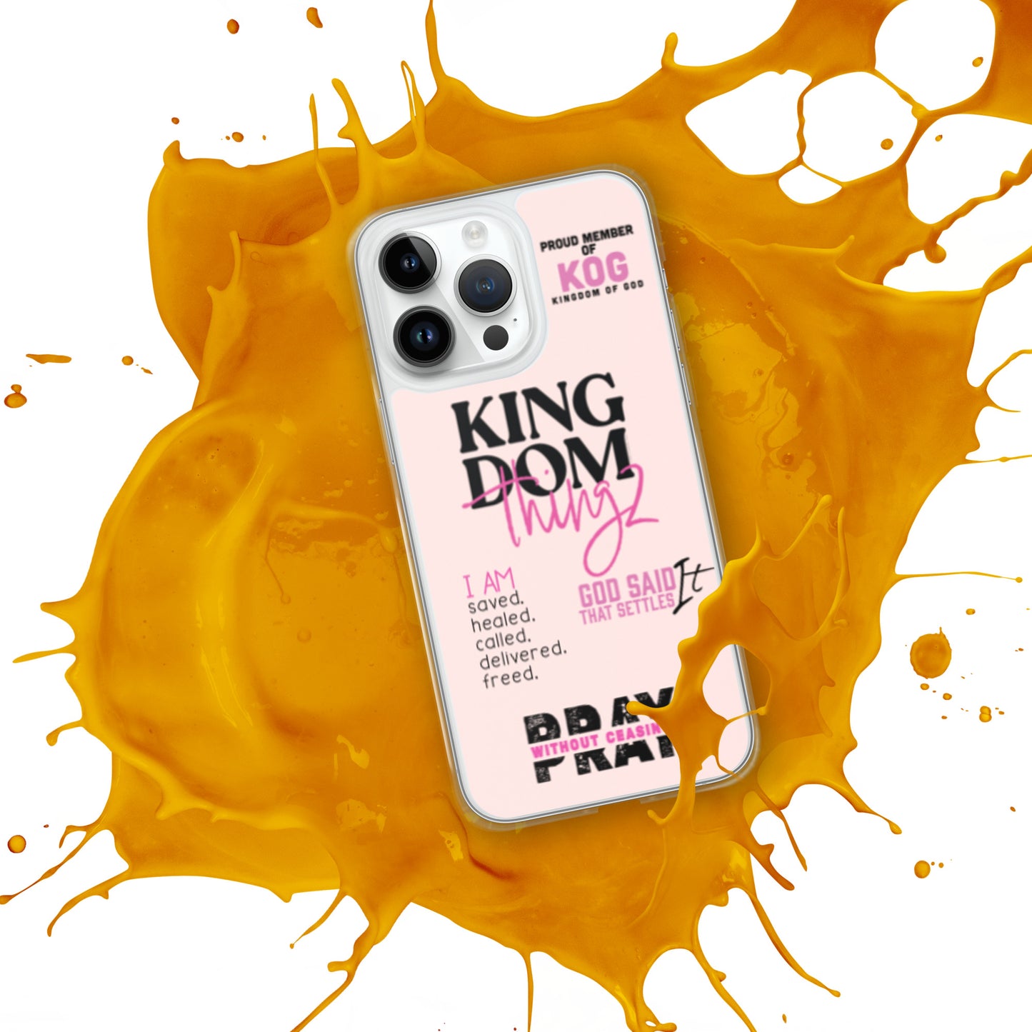 Kingdom Thingz iPhone Case - Pink