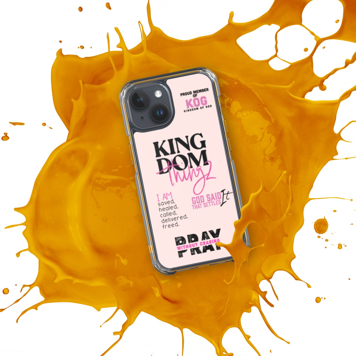 Kingdom Thingz iPhone Case - Pink