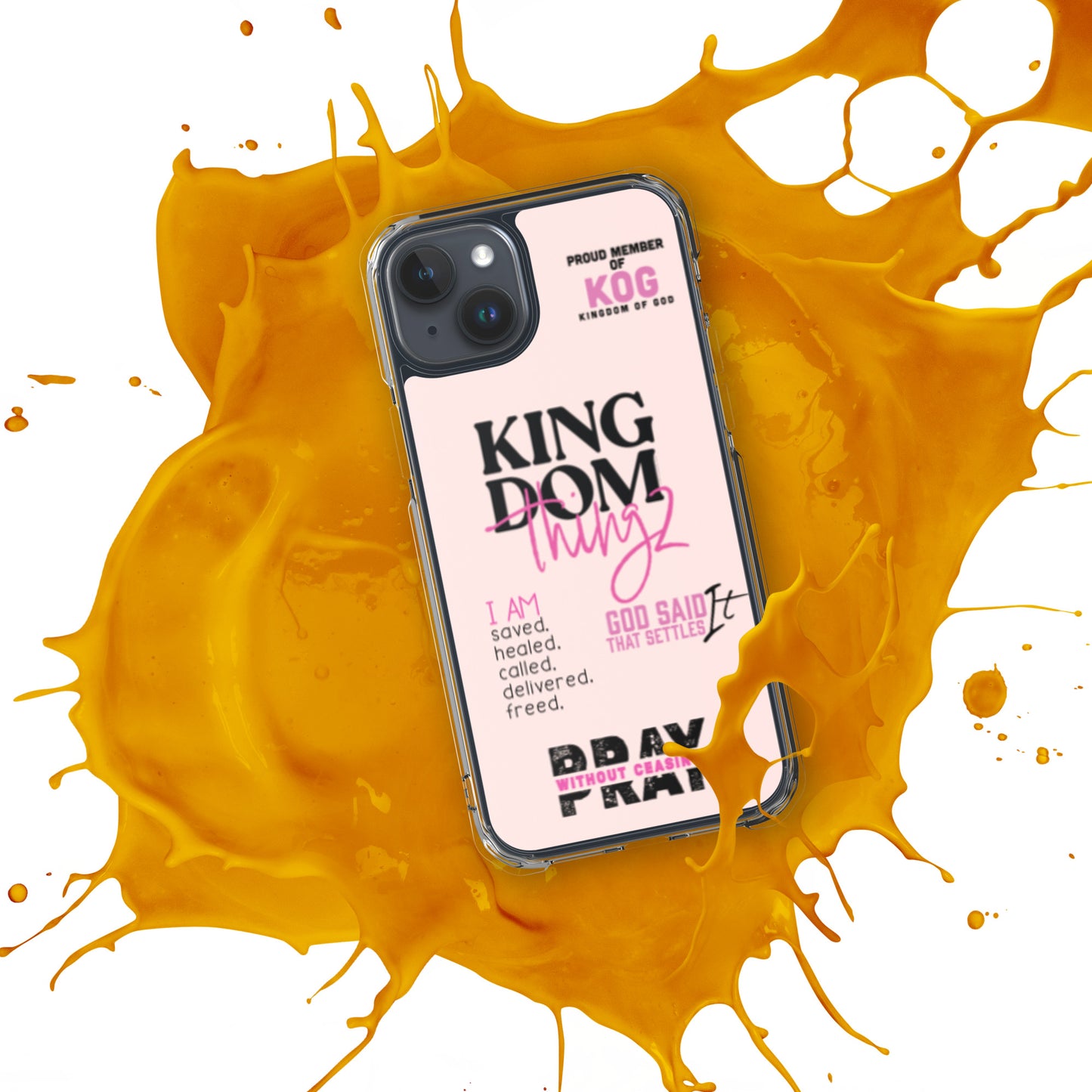 Kingdom Thingz iPhone Case - Pink