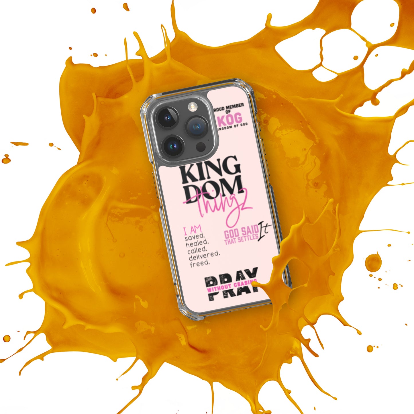 Kingdom Thingz iPhone Case - Pink