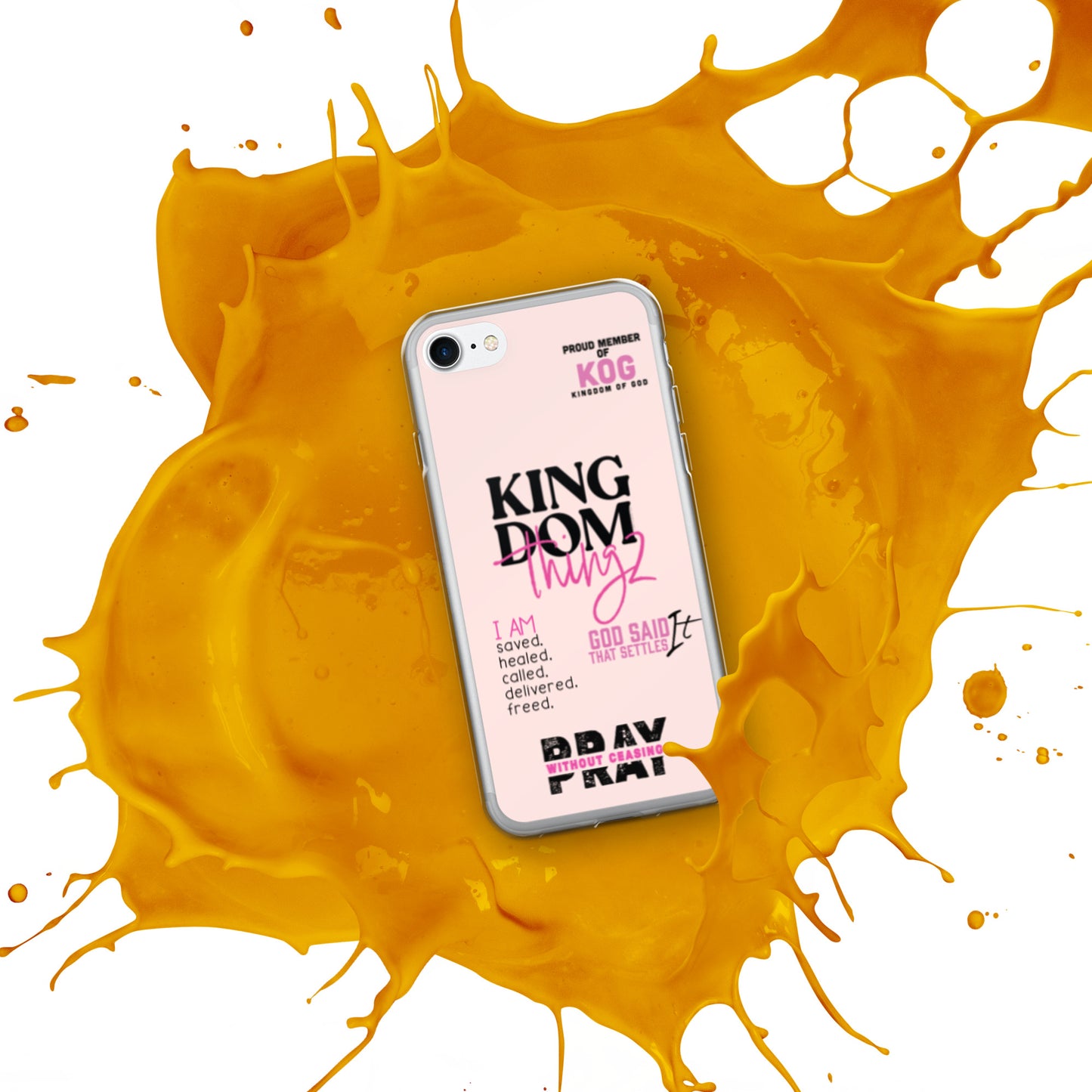 Kingdom Thingz iPhone Case - Pink