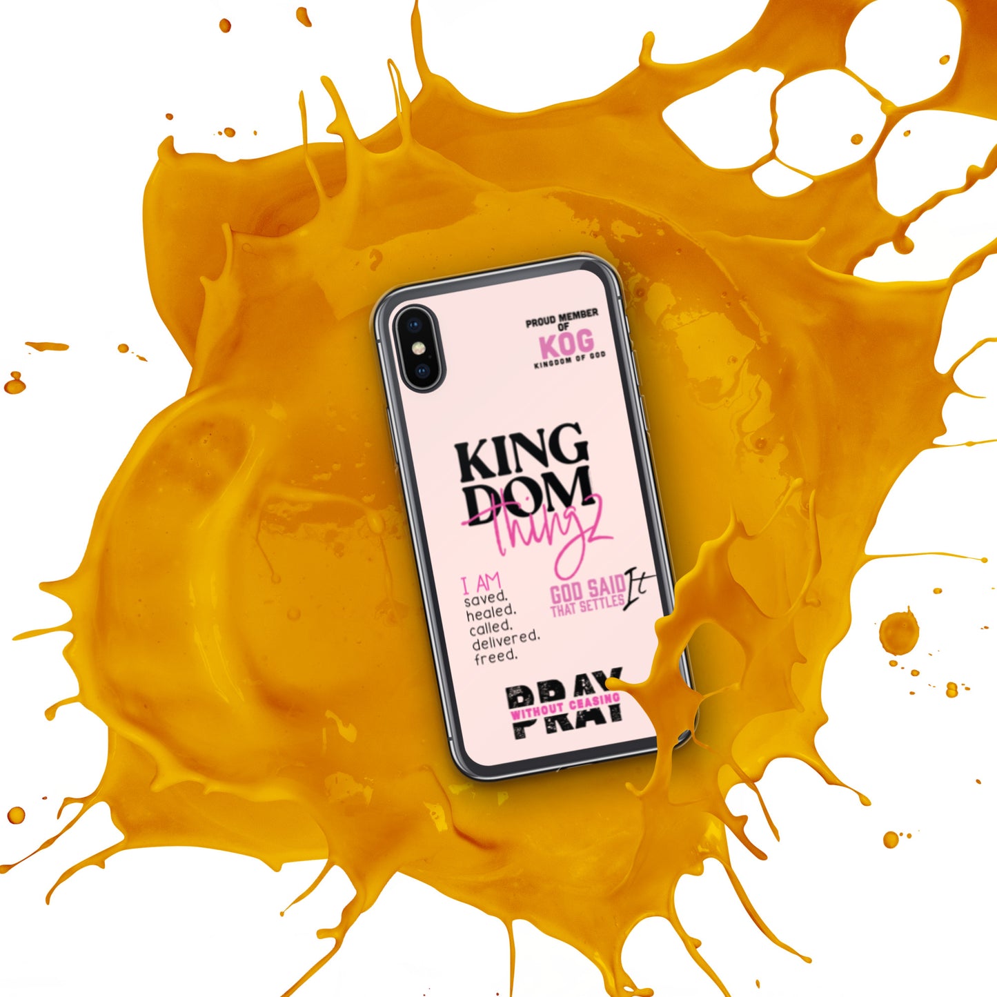 Kingdom Thingz iPhone Case - Pink