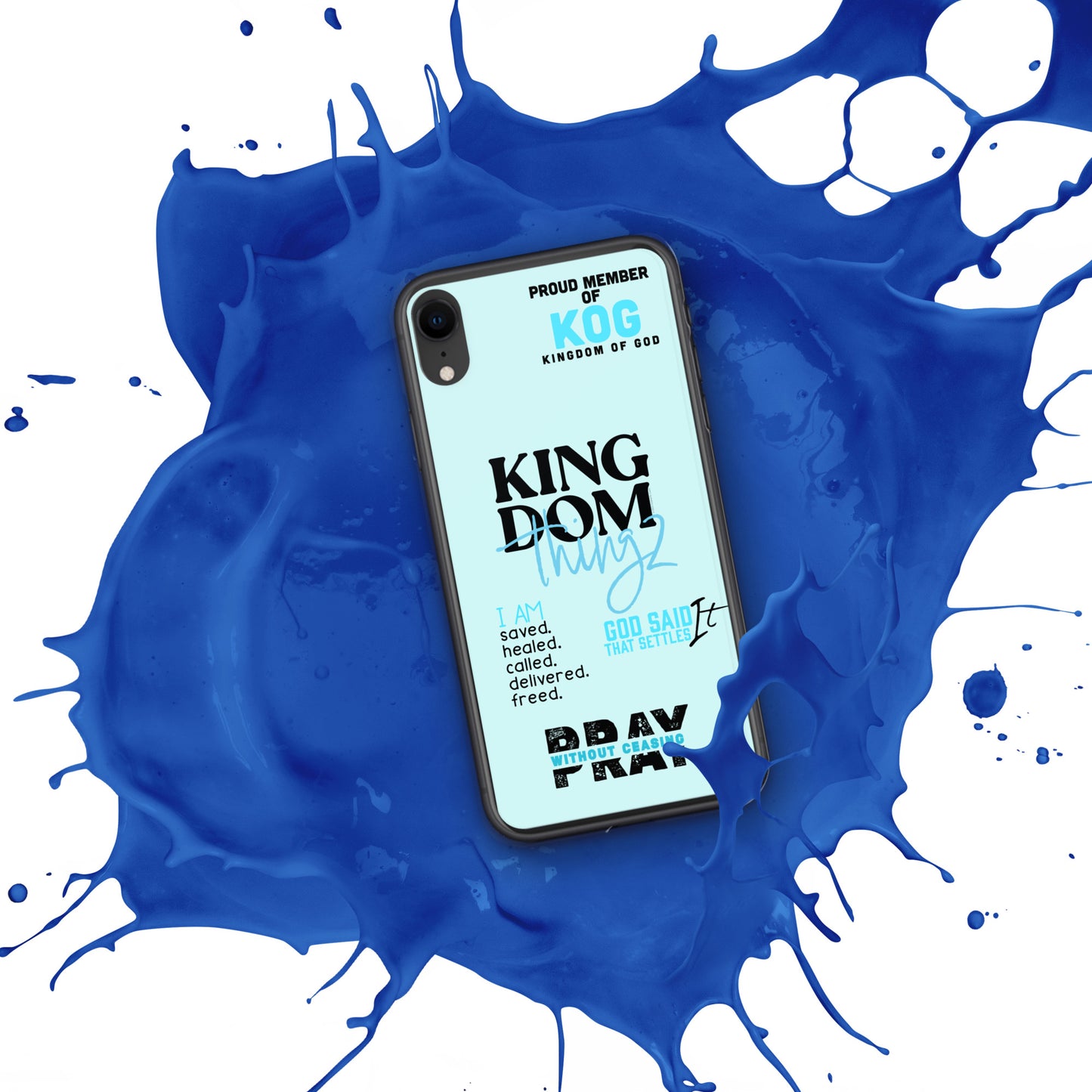 Kingdom Thingz iPhone Case - Blue
