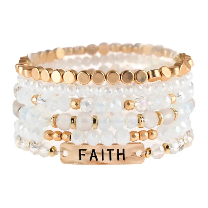 Blessed Charm Multiline Beaded Bracelet