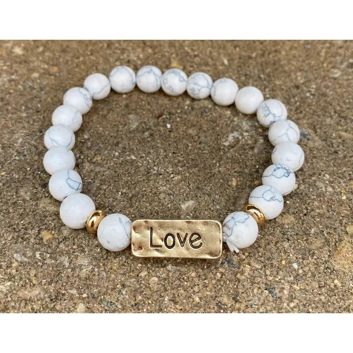 Faith | Hope | Love | Stone Bracelets | 1 Each