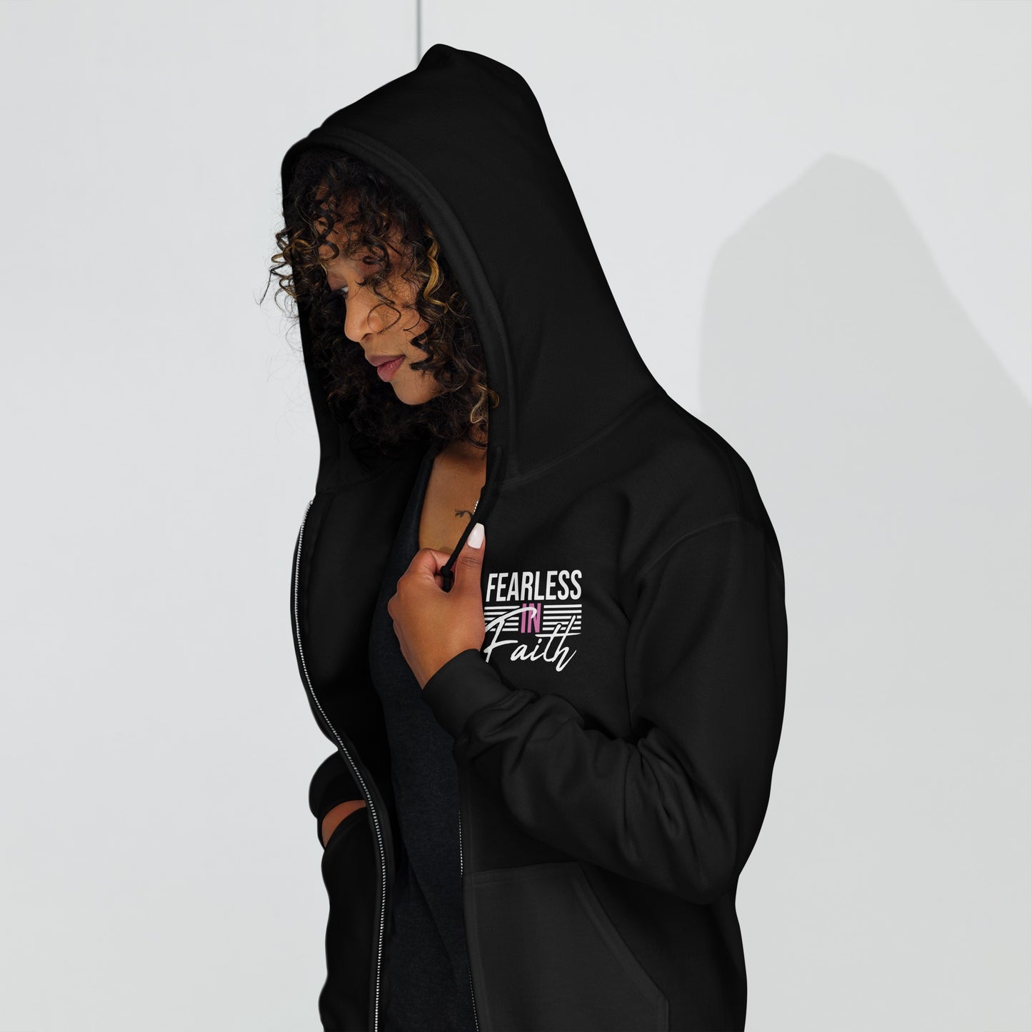 Fearless In Faith Zip-up Hoodie | HQ
