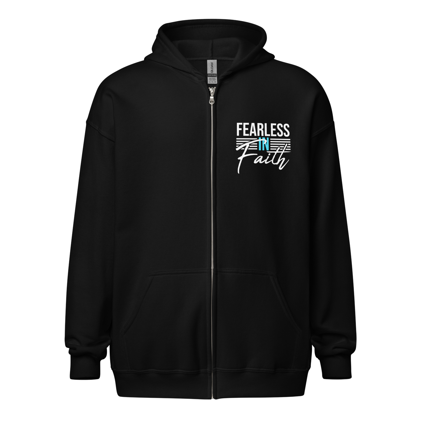 Fearless In Faith Zip-up Hoodie | HQ