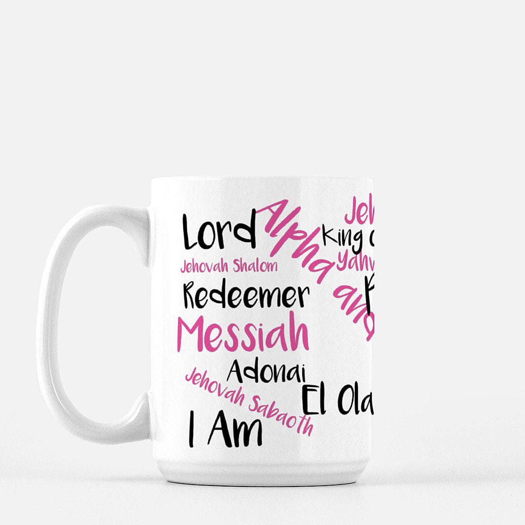 Names of Jesus Mug
