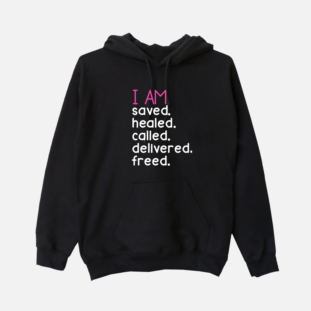 I AM Pink Hoodie