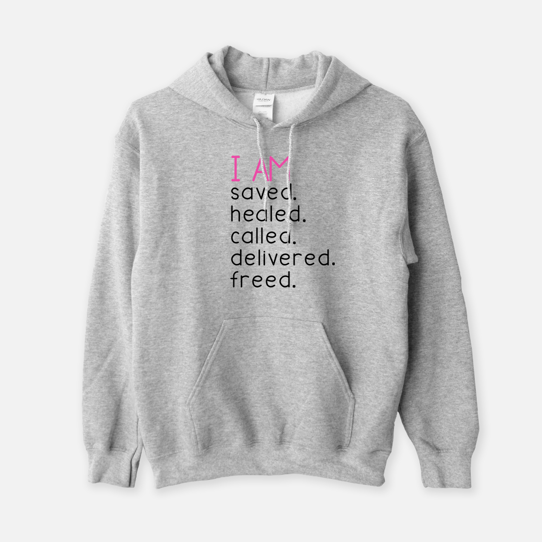 I AM Pink Hoodie