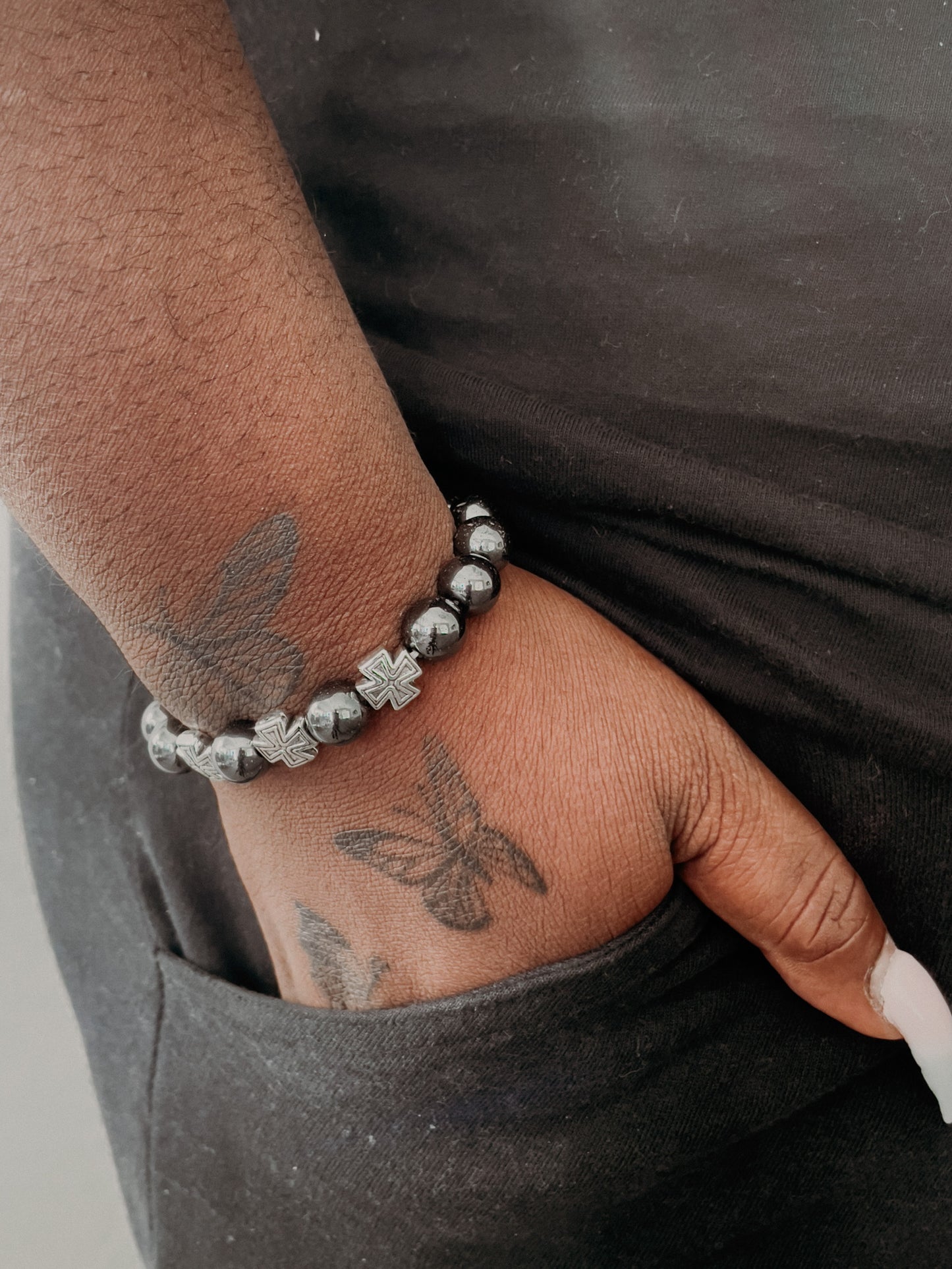 Triple Cross Magnet Bracelet