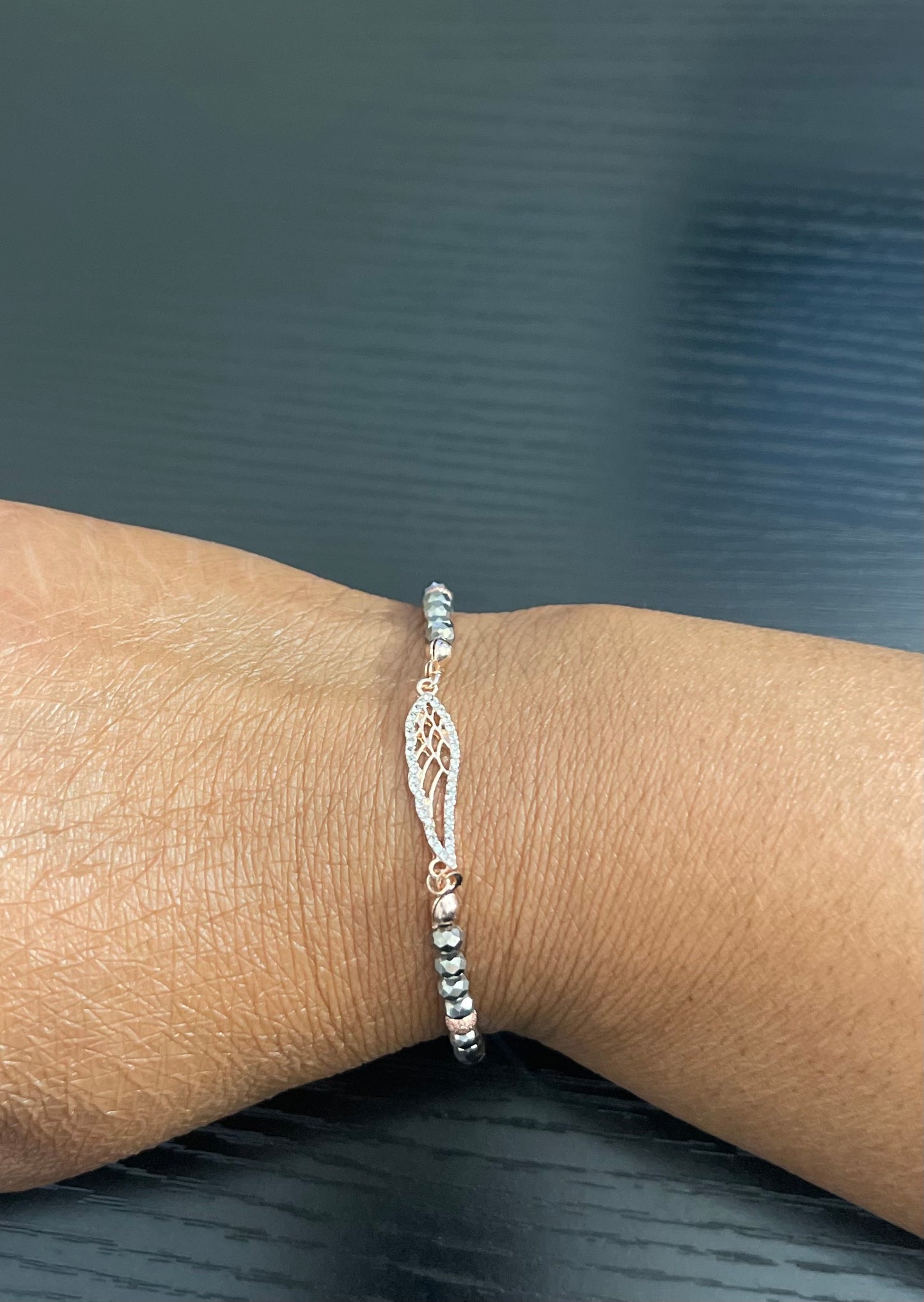 Angel Wing Stretch Bracelet