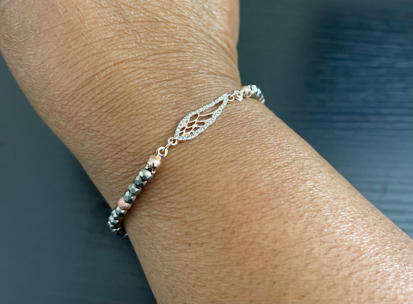 Angel Wing Stretch Bracelet