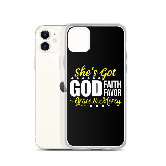 She's got | God | Faith | Favor| Grace & Mercy- iPhone Case