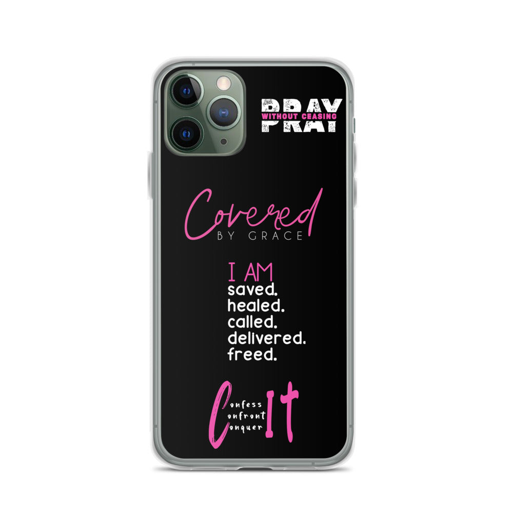 Faith Inspired Collage iPhone Case | Pink