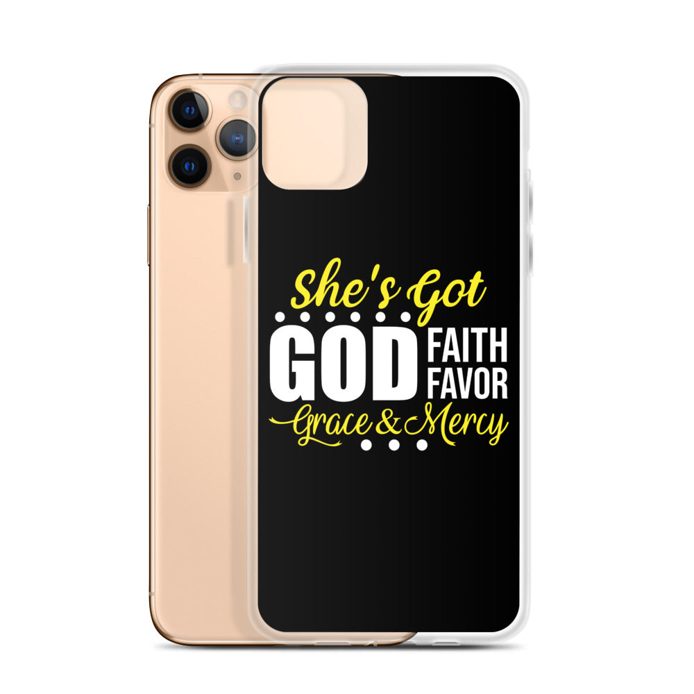 She's got | God | Faith | Favor| Grace & Mercy- iPhone Case