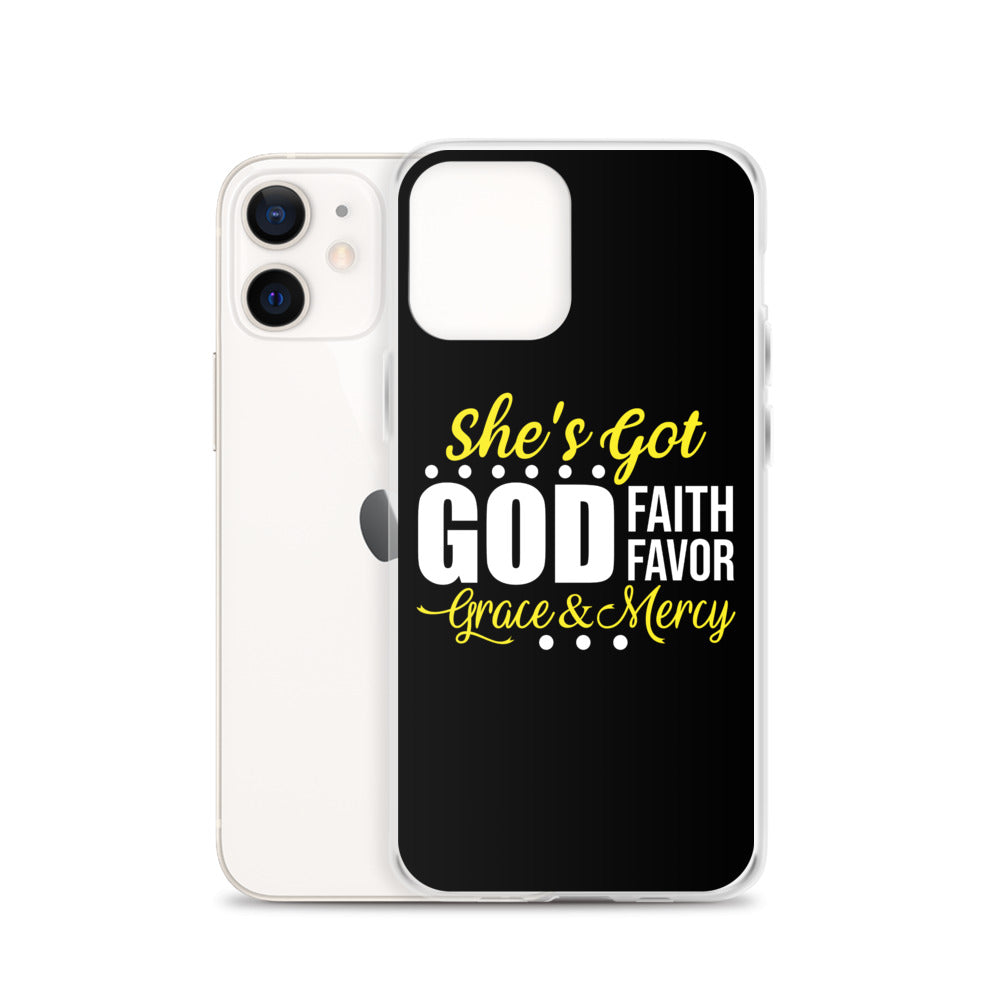 She's got | God | Faith | Favor| Grace & Mercy- iPhone Case