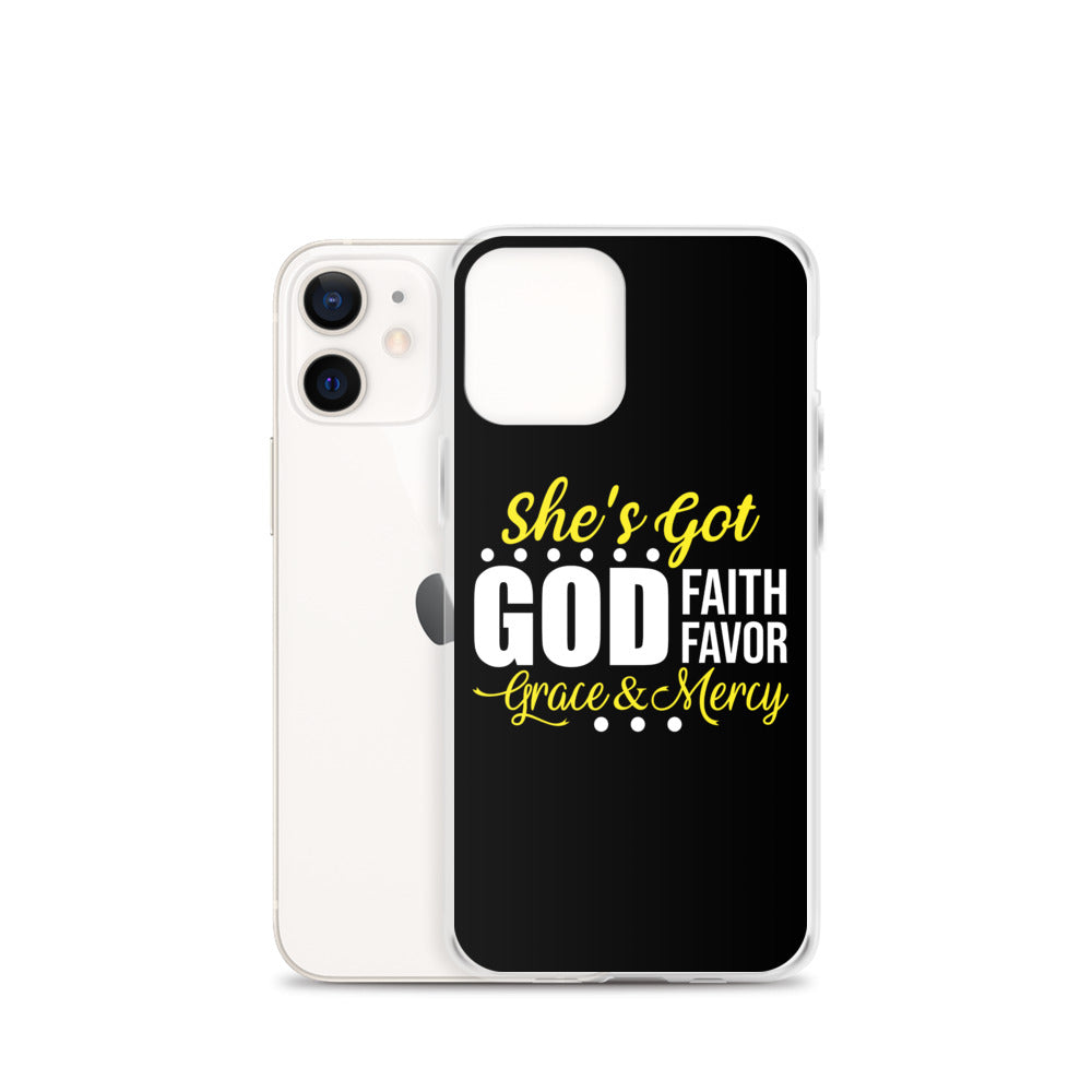 She's got | God | Faith | Favor| Grace & Mercy- iPhone Case