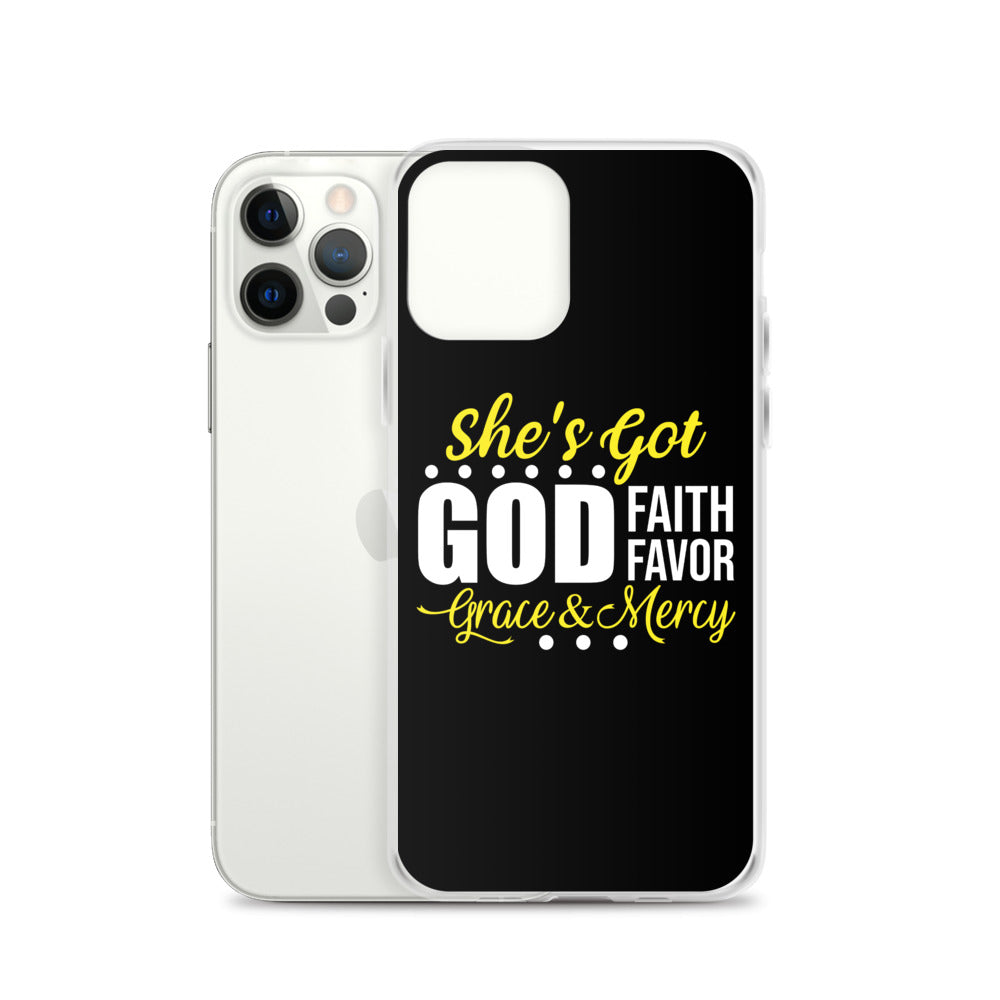 She's got | God | Faith | Favor| Grace & Mercy- iPhone Case