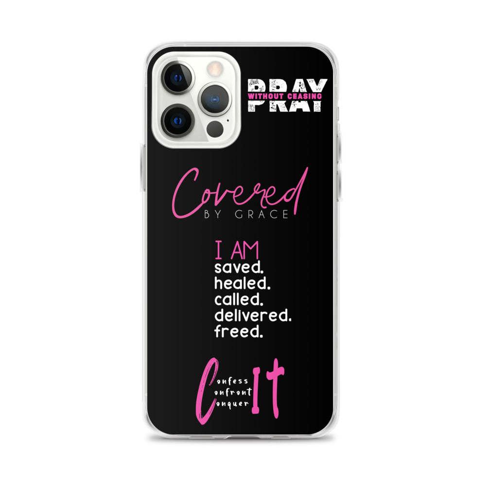 Faith Inspired Collage iPhone Case | Pink