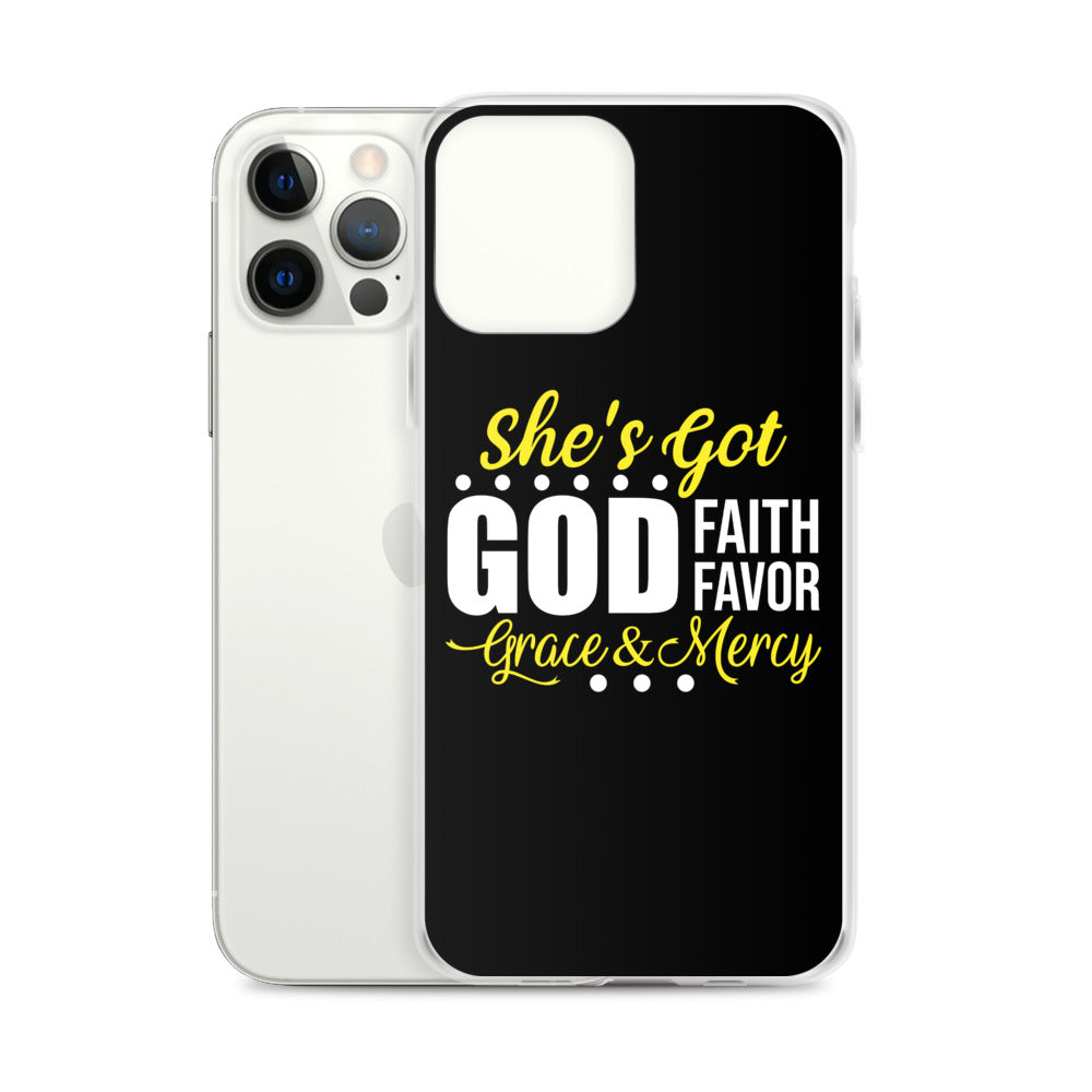 She's got | God | Faith | Favor| Grace & Mercy- iPhone Case
