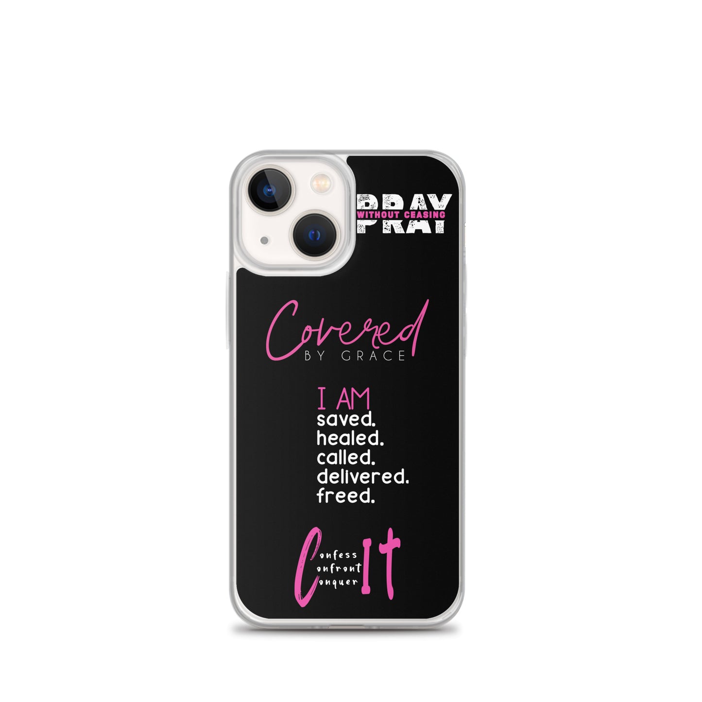 Faith Inspired Collage iPhone Case | Pink