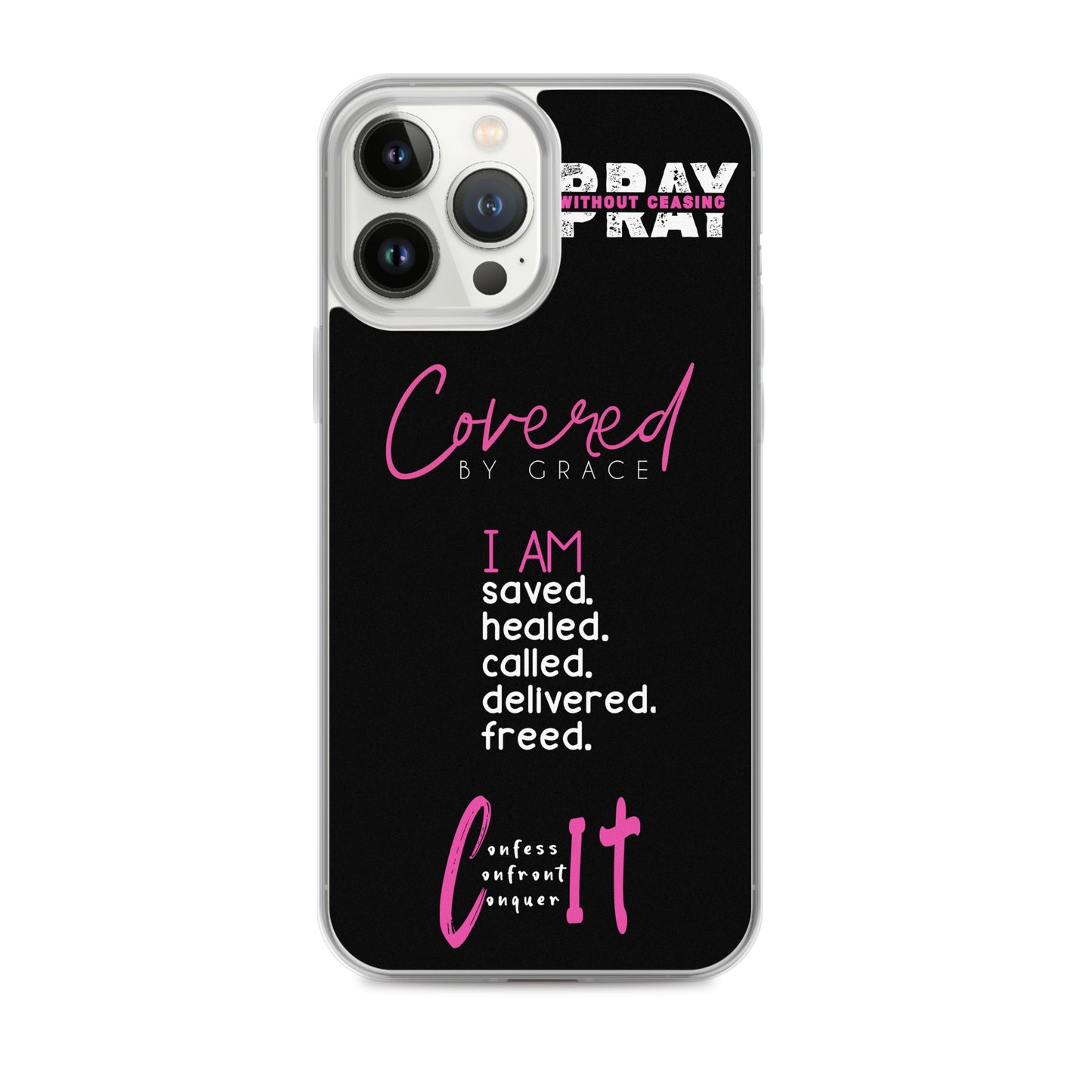 Faith Inspired Collage iPhone Case | Pink