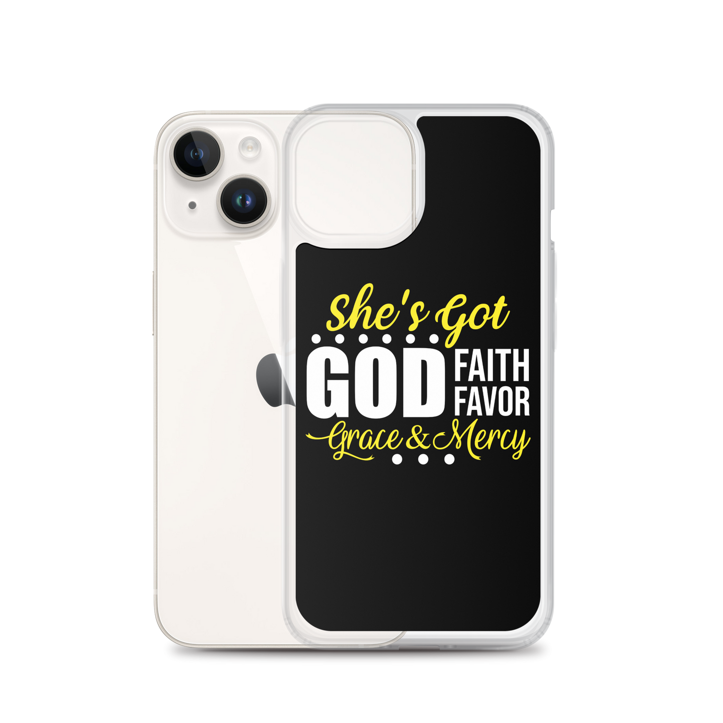 She's got | God | Faith | Favor| Grace & Mercy- iPhone Case