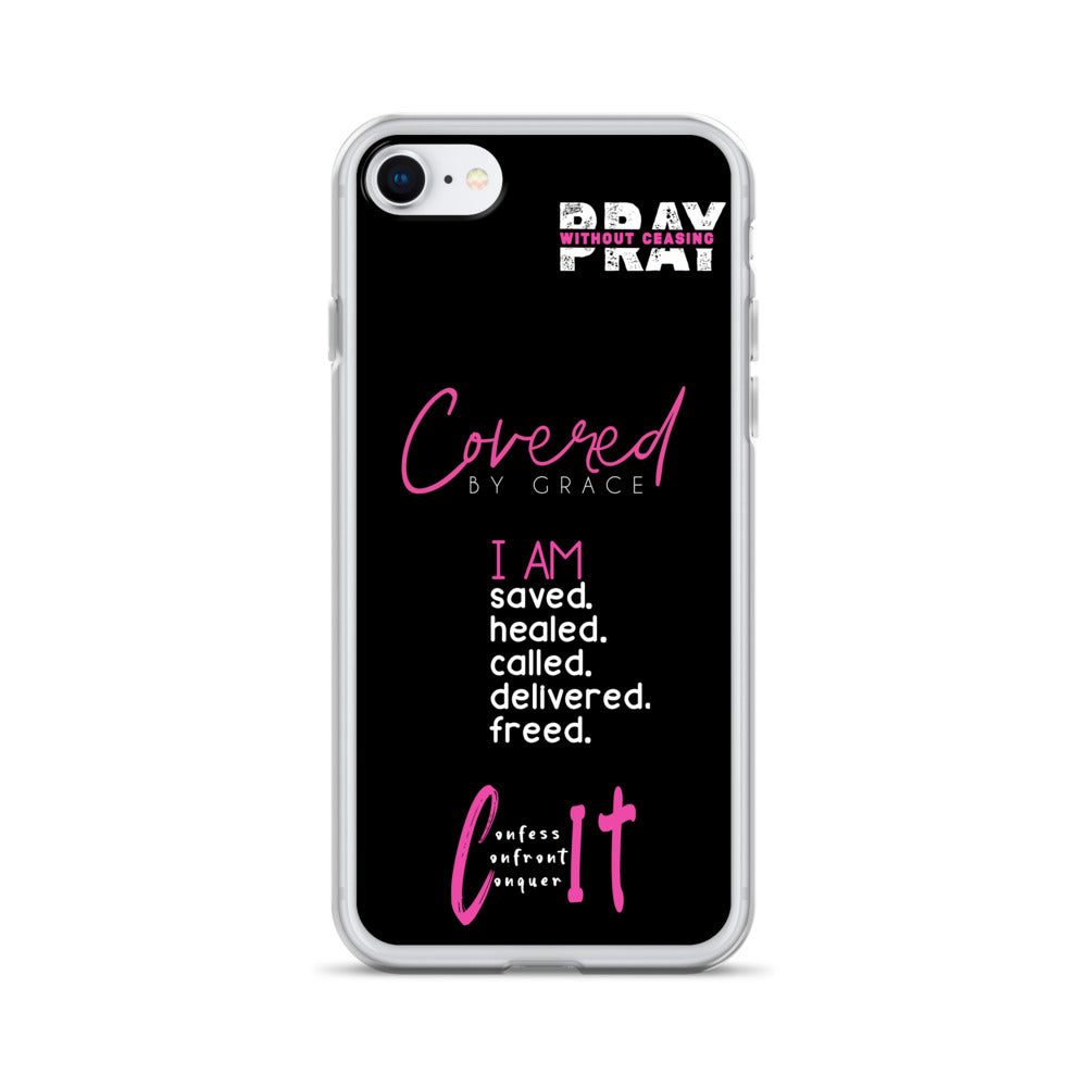 Faith Inspired Collage iPhone Case | Pink