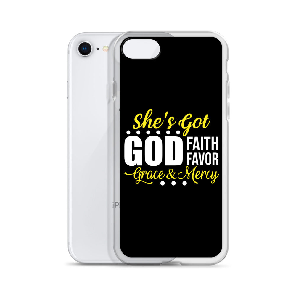 She's got | God | Faith | Favor| Grace & Mercy- iPhone Case