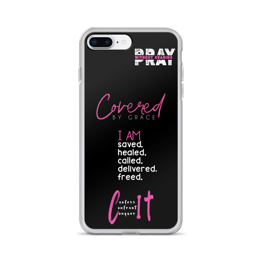Faith Inspired Collage iPhone Case | Pink