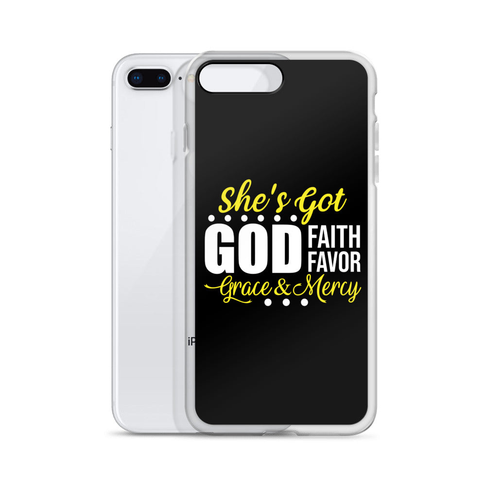 She's got | God | Faith | Favor| Grace & Mercy- iPhone Case